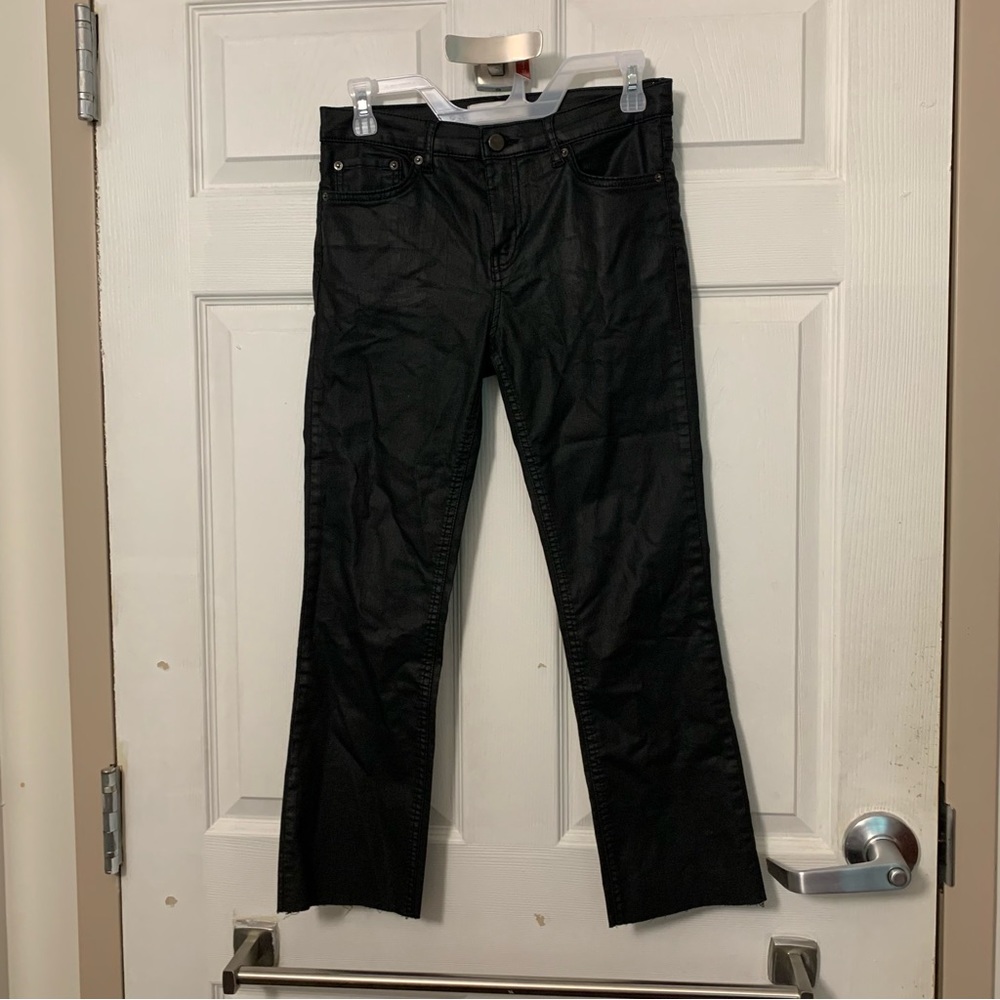 zara leather pants